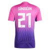 Officiële Voetbalshirt Duitsland Gundogan 21 Uit EK 2024 - Heren